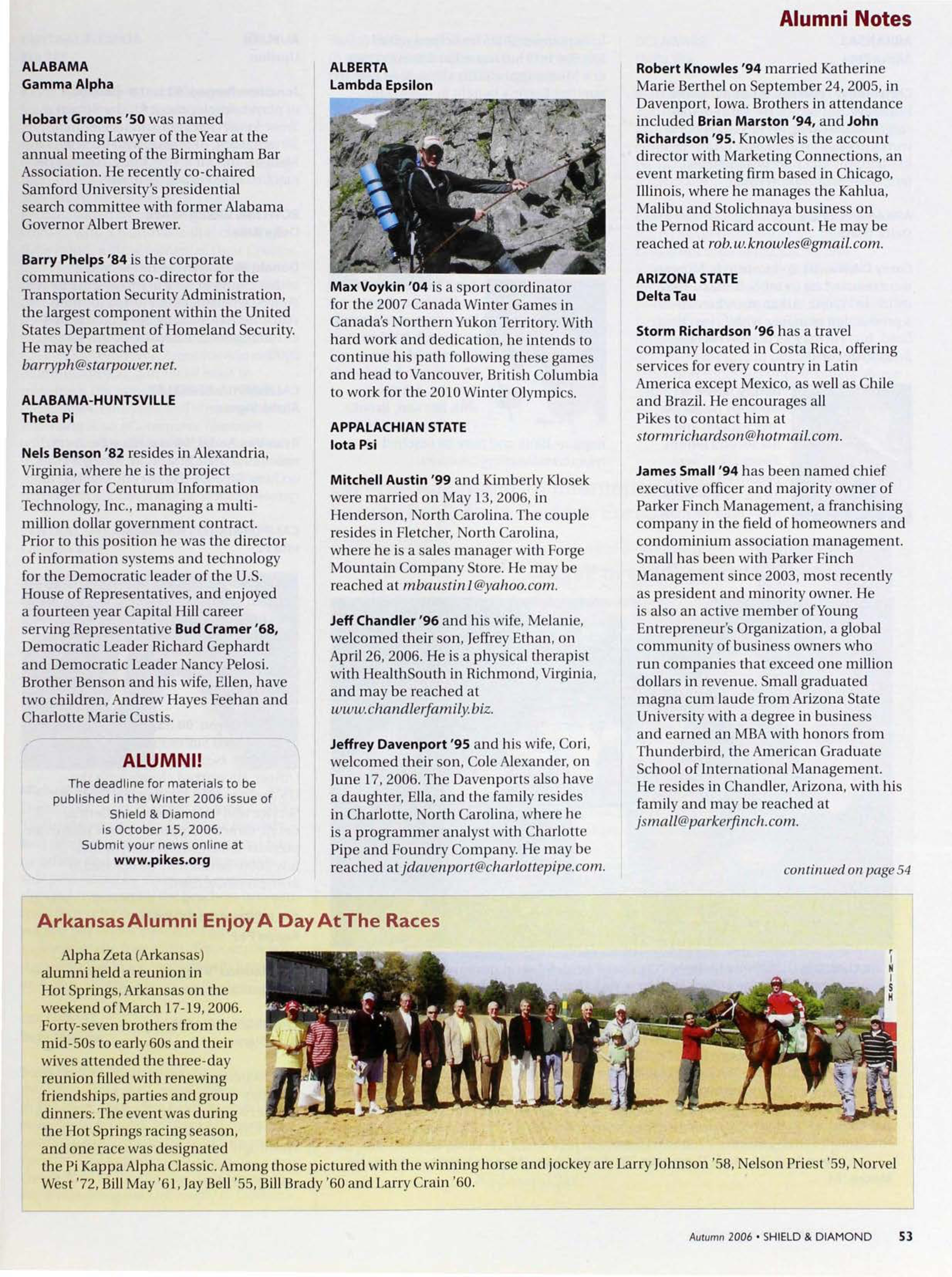 Arkansas Alumni Enjoy a Day at The Races